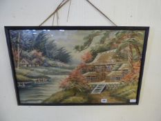 Framed Tapestry Picture