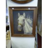 Original Framed Painting by E W Honnef Depicting a Horse