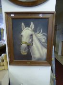 Original Framed Painting by E W Honnef Depicting a Horse
