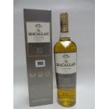 Bottle of Macallan Fine Oak Triple Cask Matured Scotch Whisky