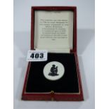 Commemorative Medallion by Joshua Wedgwood Depicting William Wilberforce