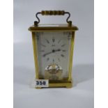 Brass 8 Day Carriage Clock