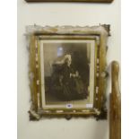 Gilt Framed Print Depicting Queen Victoria (A/F)