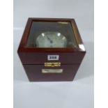 Cased Wempe Marine Quartz Chronometer