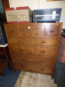 Oak Deco Chest of Drawers