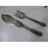 Silver Handled Fish Knife & Fork