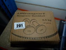*Ultra Sport Neopreme Dumbell Set 0.5kg