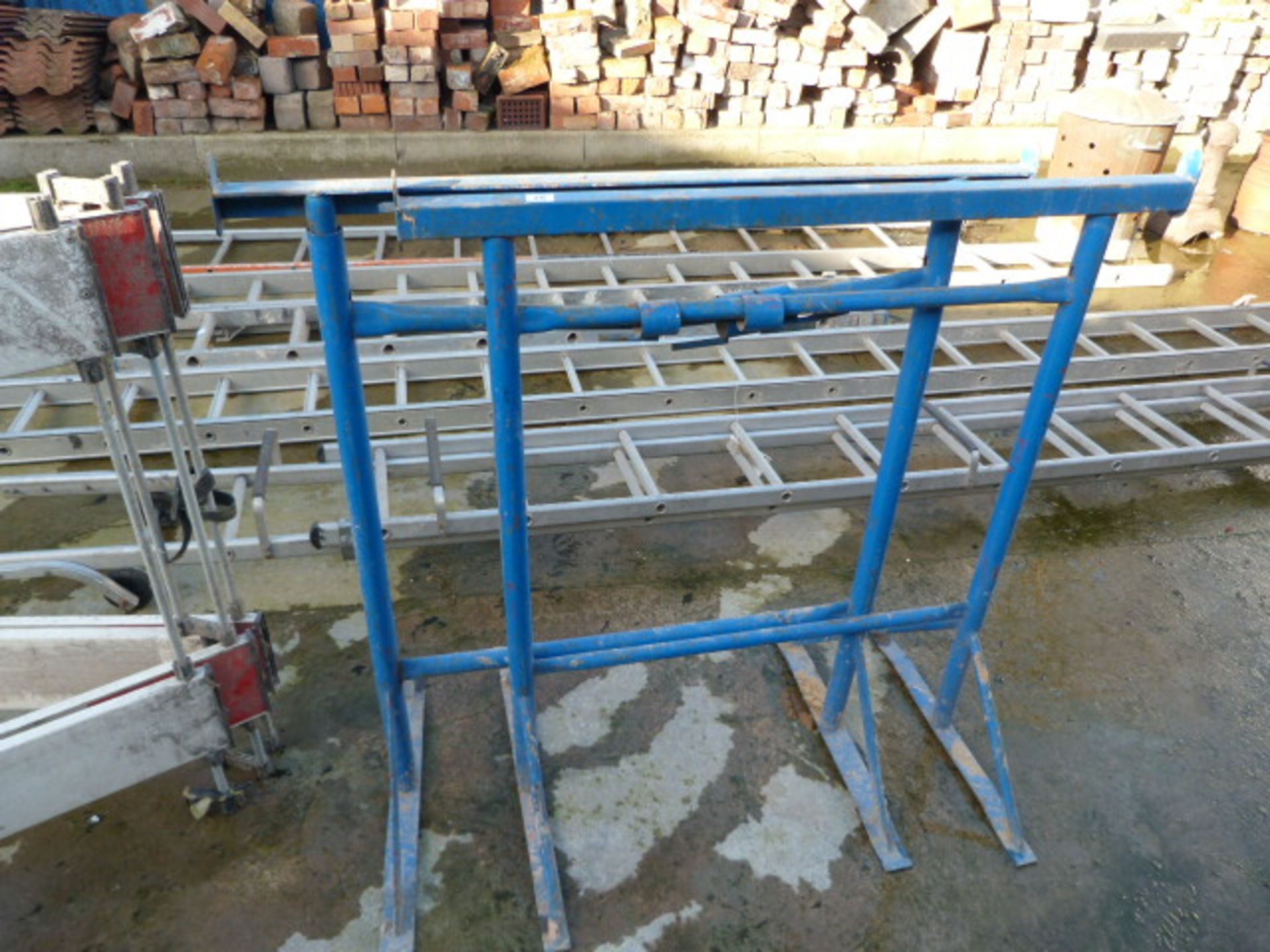 *Pair of Plasterer's Adjustable Stands/Trestles