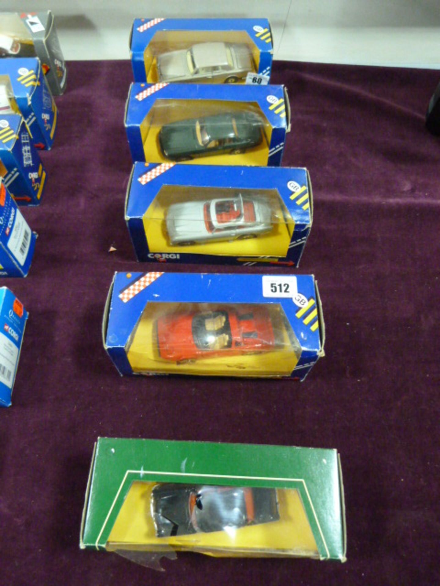 5 Boxed Corgi Cars