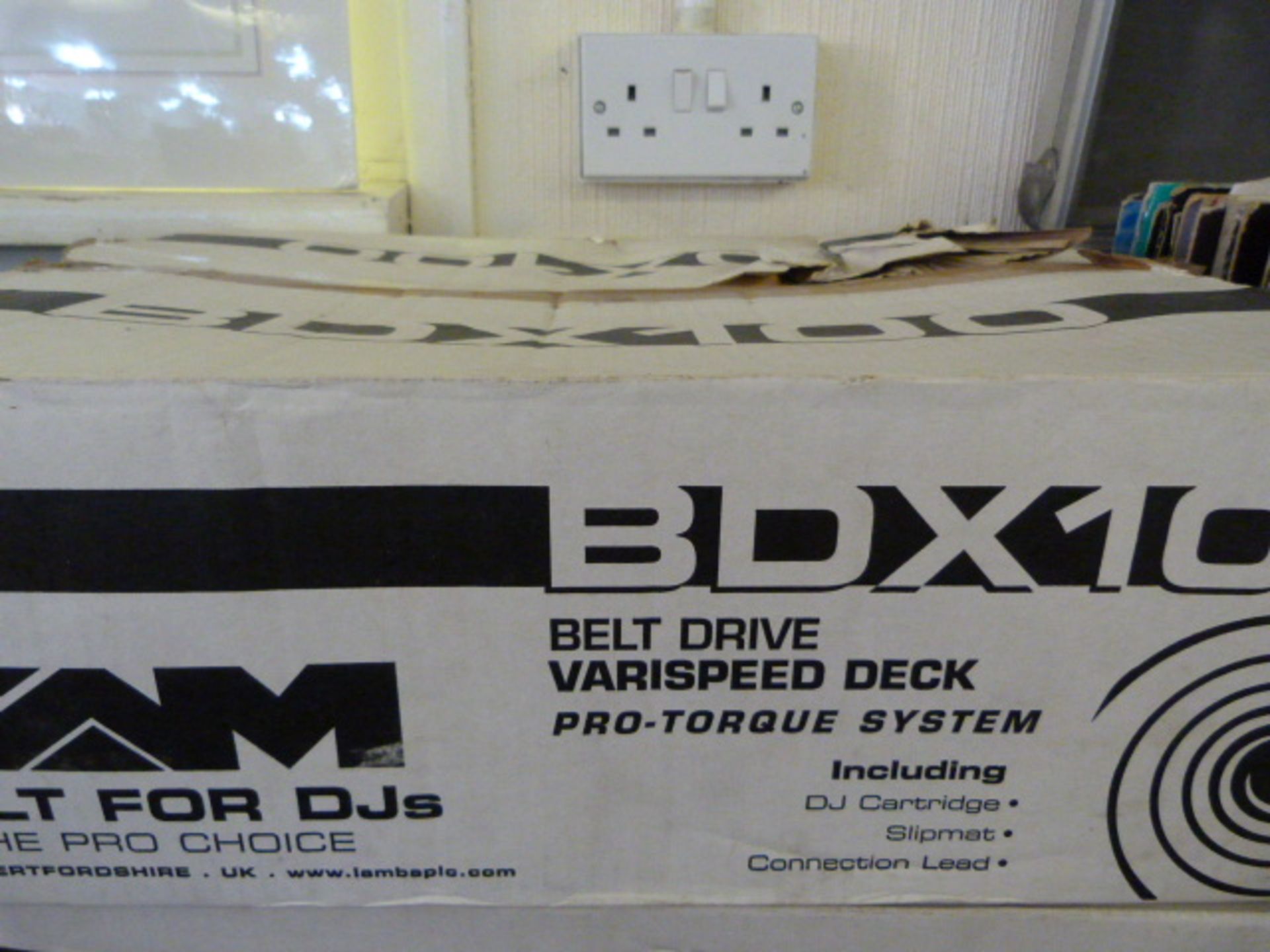 Boxed BDX 100 Varispeed Deck System
