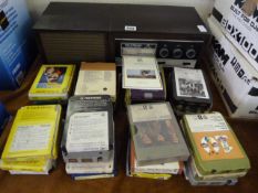 Stereo 8 Radio Mobile & Collection of 8 Track Cassettes