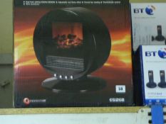 *Oscillating Flame Effect Fan Heater