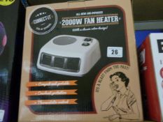 *Connect-It 2000 Watt Fan Heater