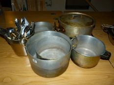 Assorted Pots - Pans & Utensils