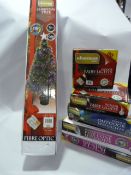 6 Boxes Containing Assorted Christmas Decorations and Lights