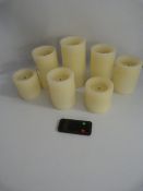 *7 Pack of Flameless Candles