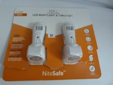 *Safe Extra Light LED Nightlight & Torch Set