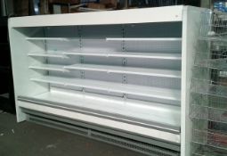 Mafirol remote multideck chiller cabinet, refurbished 3200 x 840 x 1950mm high
