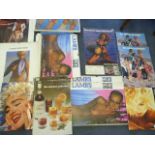 Collection of Madonna Calendars - Magazines & Collection of Lamb's Navy Rum Calendars