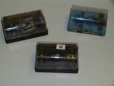 3 Scalextric Formula One Cars
