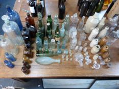 Large Collection of Vintage Bottles