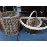 3 Wicker Baskets