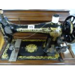 Cased Singer Sewing Machine