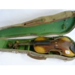 Cased Violin by Rushworth & Draper Limited A/F