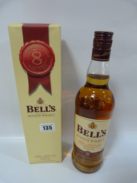 Bottle of Bells Finest Old Scotch Whisky