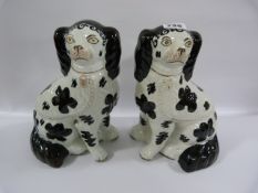 Pair of Reproduction Stafforshire Dogs