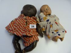 2 Vintage Dolls (A/F)