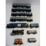 Triang R751 Loco with 4 Intercity Coaches - Triang Steam Loco with Various Rolling Stock