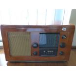 Walnut Cased 1950's Radio