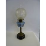 Victorian Oil Lamp & Shade