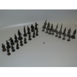 Napoleonic Lead Figurine Chess Set