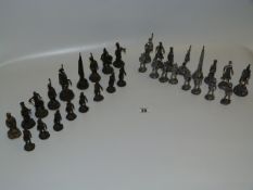 Napoleonic Lead Figurine Chess Set