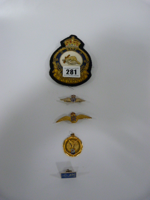 2 RAF Badges - Royal Canadian Air Force Badge etc
