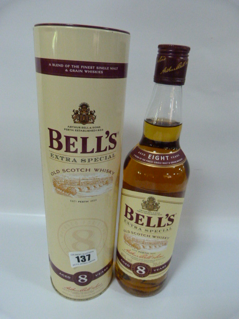 Bottle of Bells Extra Special Old Scotch Whisky