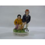 Staffordshire Flat Pack Figure - The Cricketers