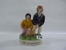 Staffordshire Flat Pack Figure - The Cricketers