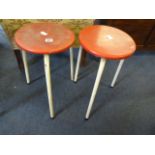 2 1960's Stools