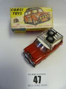 Corgi Toy Number 339 - 1967 Monte Carlo Winner Mini Cooper with Reproduction Box