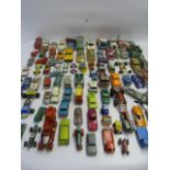 Large Quantity of Played with Die Cast Vehicles