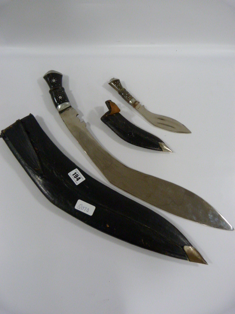 2 Kukri Knives with Sheaths