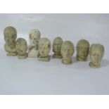 8 Pot Figure Heads