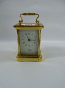 Rapport Brass Carriage Clock