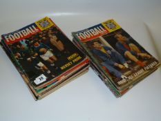 Collection of Charles Buchan's Football Monthly from the !960's