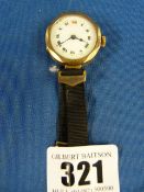 9 Carat Gold Wristwatch