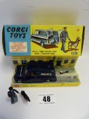 Corgi Toy Number 448 Mini Police Van with Tracker Dog in Original Box with Reproduction Inner Tray
