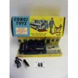 Corgi Toy Number 448 Mini Police Van with Tracker Dog in Original Box with Reproduction Inner Tray
